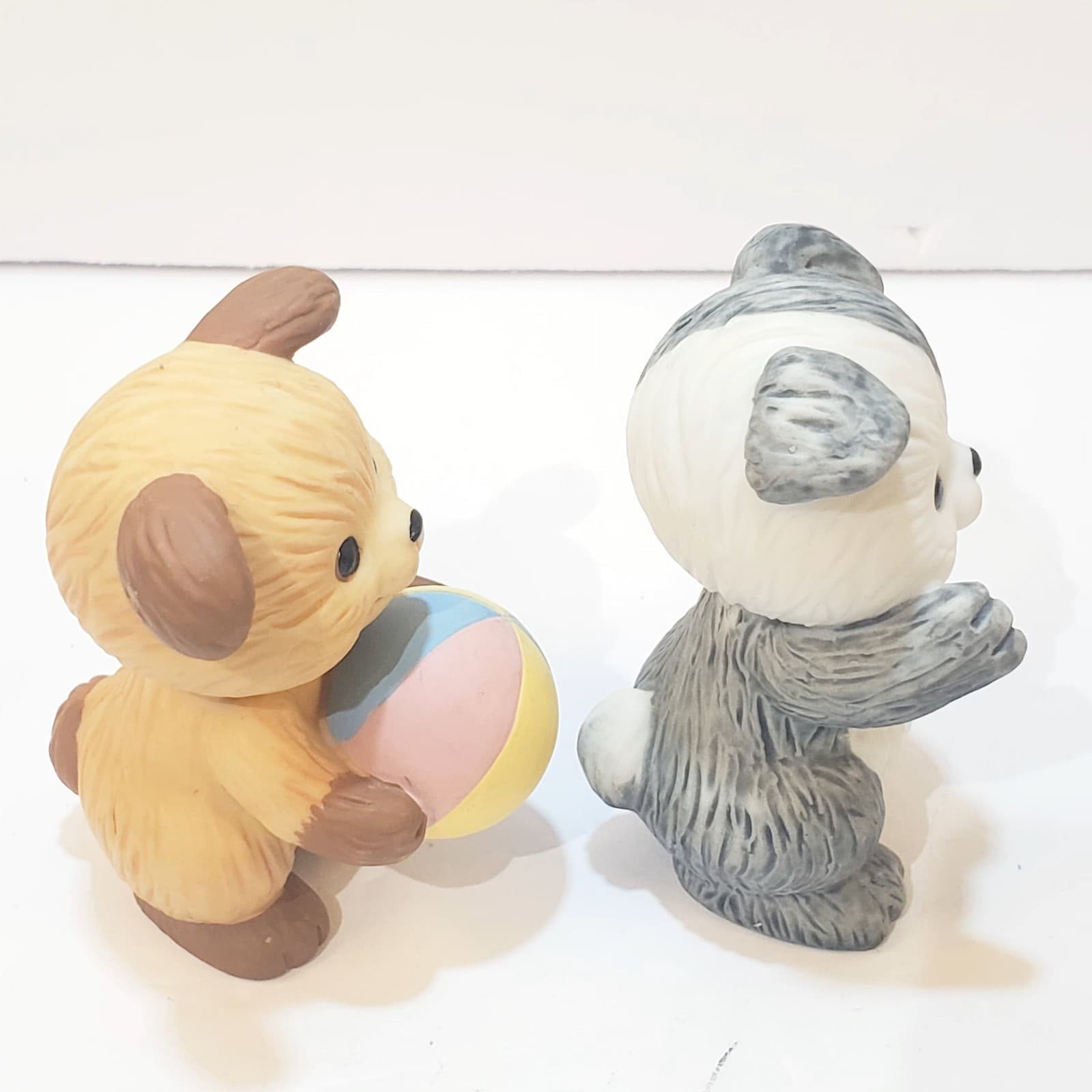 Lot of 2 Vtg Avon 1992 Porcelain Dogs Animals Best Buddies Figurine Figure 2.25" - Thumbnail 4