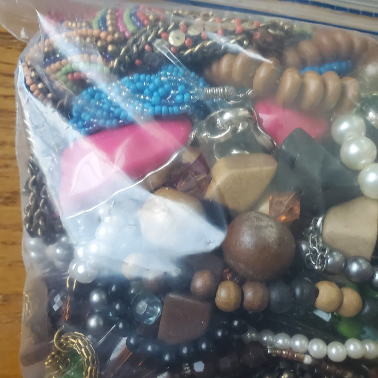 5+ LB SCRAP JUNK Jewelry Lot #104 Craft Harvest Repurpose Salvage Broken Vtg Now - Thumbnail 10