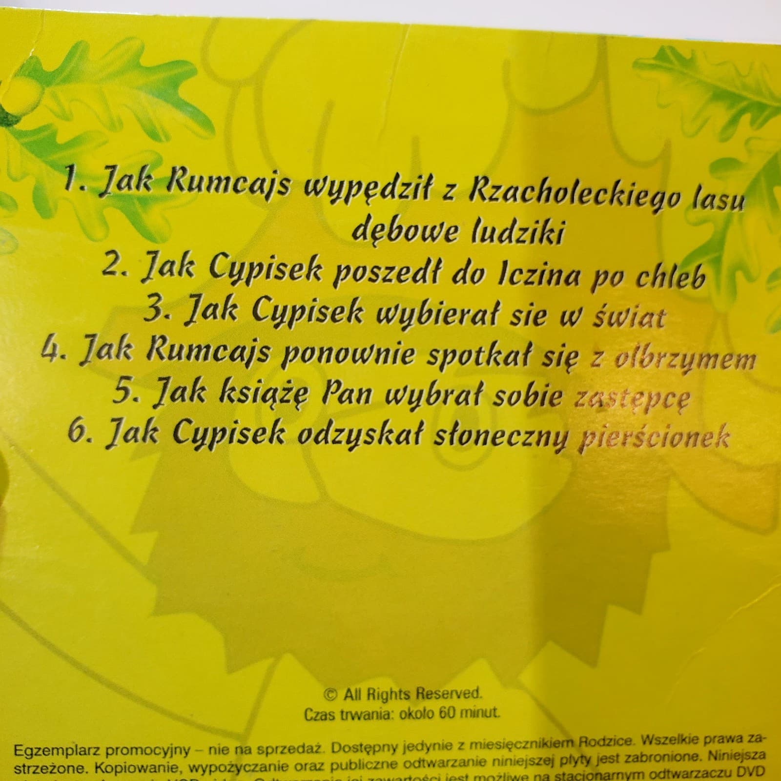 Rozbojnik Rumcajs Vtg Polish Language Childrens Movie VCD Kids Movie Video CD - Thumbnail 4