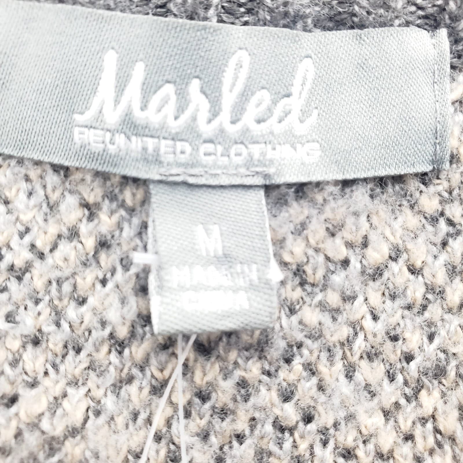 Marled Reunited Long Duster Cardigan Sz M Black Leopard Print Women’s Soft NEW - Thumbnail 3
