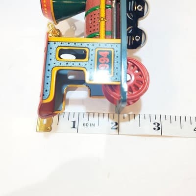 Hallmark Keepsake Ornament Tin Yuletide Locomotive Collectors Series Train 1994 - Thumbnail 8