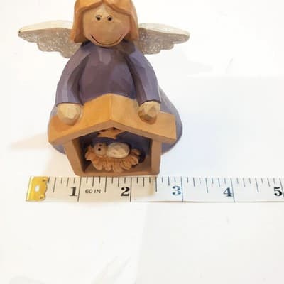 Blossom Bucket Christmas Angel Nativity Baby Jesus 2011 Ornament B. Lloyd - Thumbnail 8