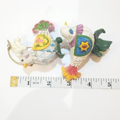 Kirkland 12 Days of Christmas Ornaments 2 turtle doves & French Hen Replacement - Thumbnail 6