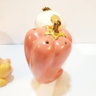 Vintage Lenox Tweety Bird with Hot Chili Peppers Salt & Pepper Shaker Set S03 - Thumbnail 4