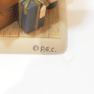 Vtg Zingle-Berry Molly Berry #1004 Gratitude from the Heart 1998 Resin Figurine - Thumbnail 4