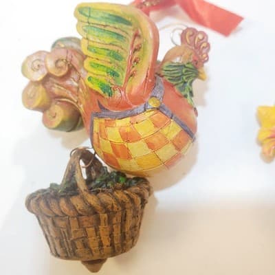 Kirkland 12 Days of Christmas Ornaments 2 turtle doves & French Hen Replacement - Thumbnail 4