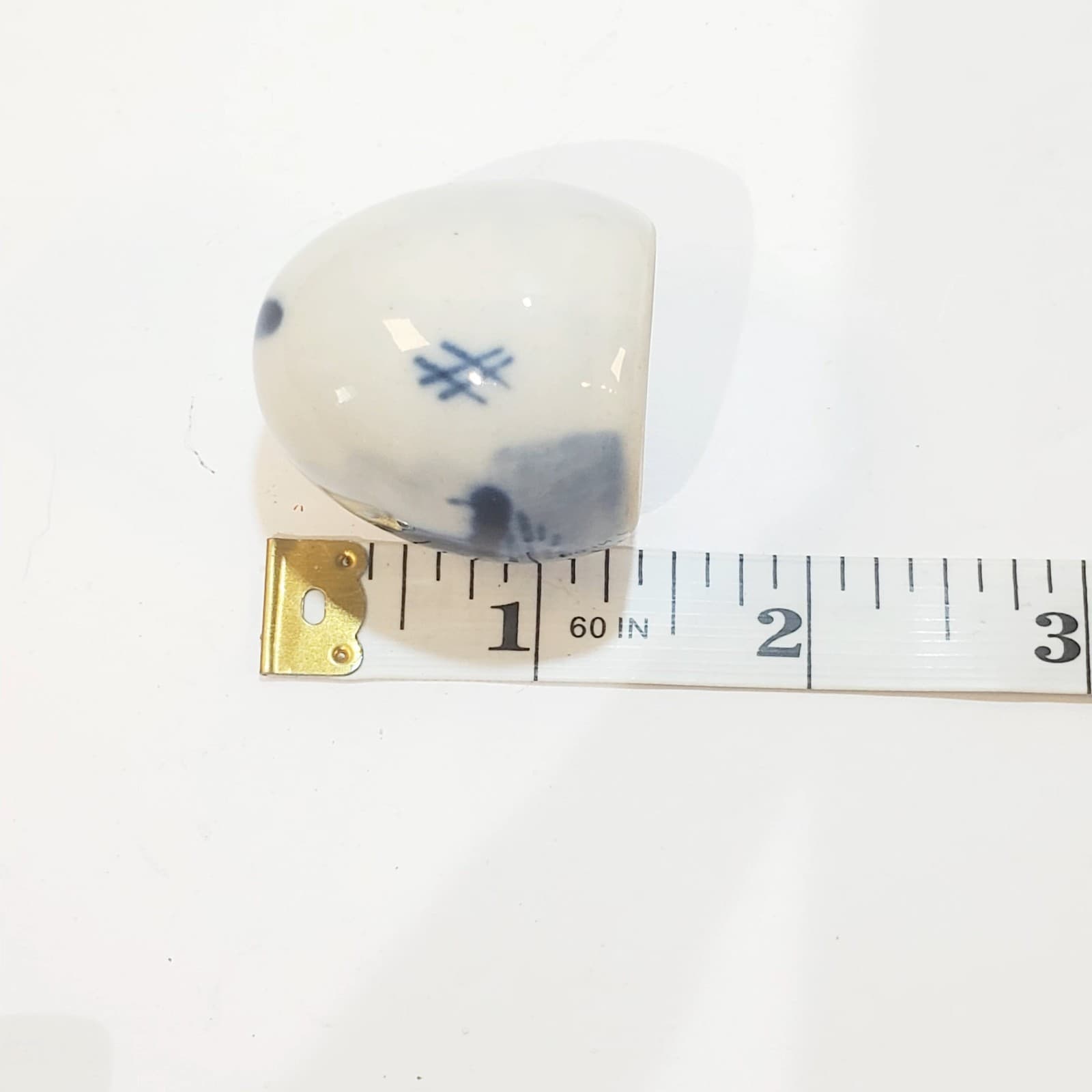 Vintage Delft Blue Hand Painted Salt & Pepper Shakers Windmills with Underplate - Thumbnail 13