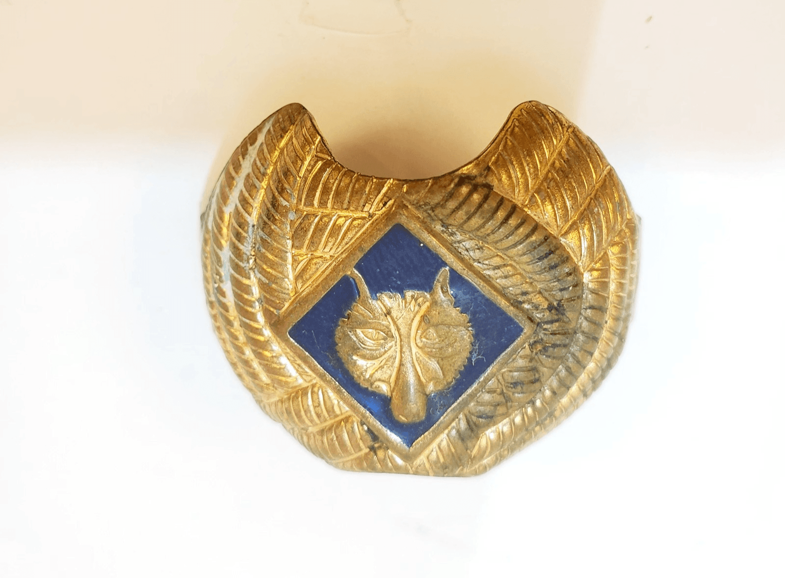 Vtg Boy Scouts BSA Webelos Tri-Color Ribbon 12 Merit Badge Pins & 2 Scarf Slides - Thumbnail 3