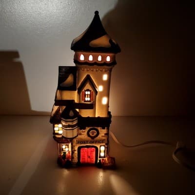 Vtg 1992 Dept 56 Post Office North Pole Series Christmas Village #56235 Retired - Thumbnail 2