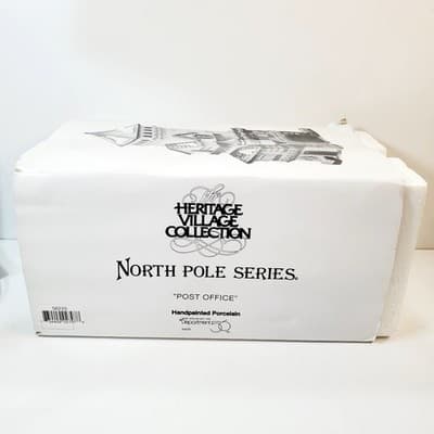 Vtg 1992 Dept 56 Post Office North Pole Series Christmas Village #56235 Retired - Thumbnail 3