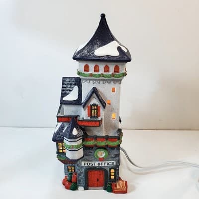 Vtg 1992 Dept 56 Post Office North Pole Series Christmas Village #56235 Retired - Thumbnail 4