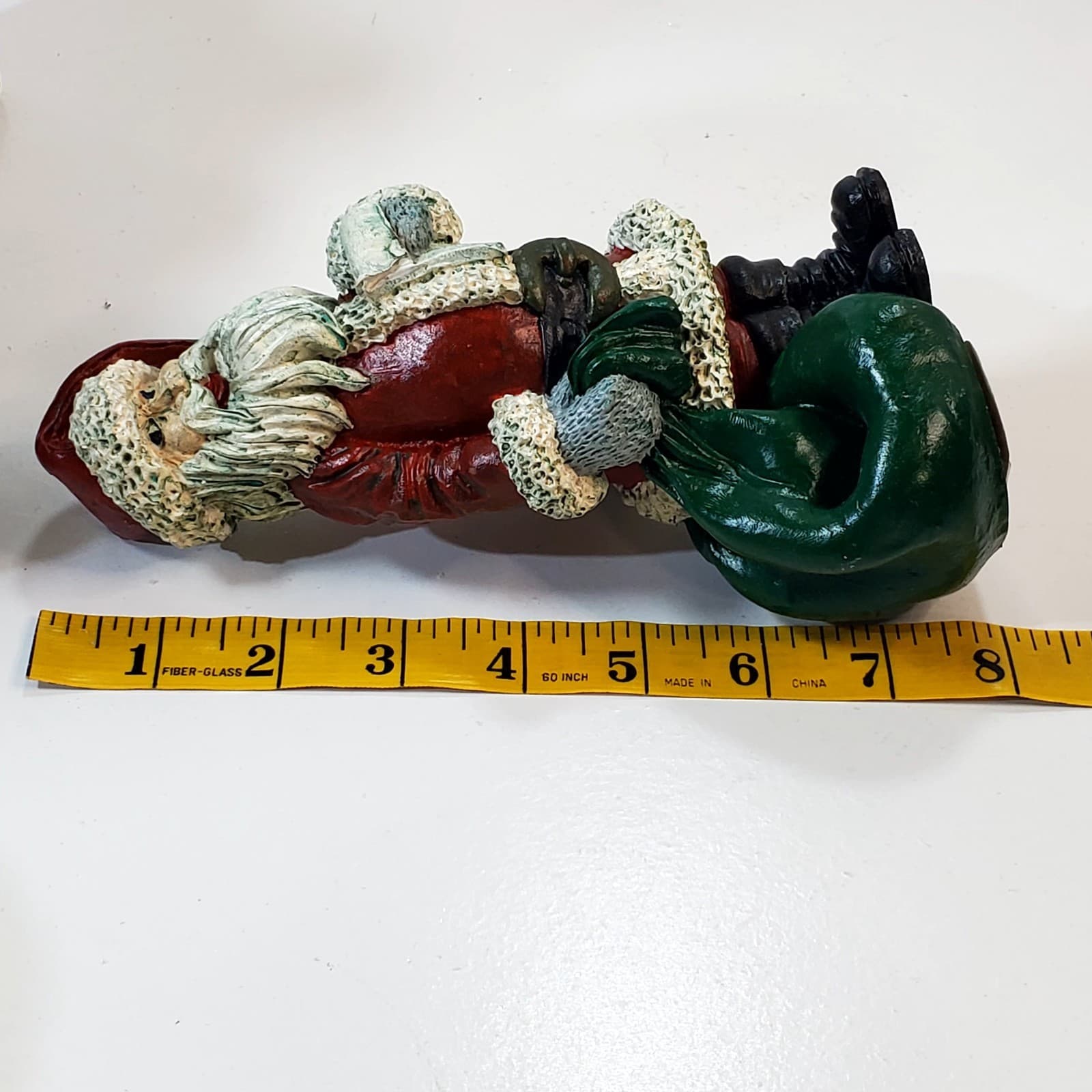 Vtg Rustic Old Time Santa Mr. Claus w/ Christmas List Figurine 1987 TT Decor 8” - Thumbnail 9