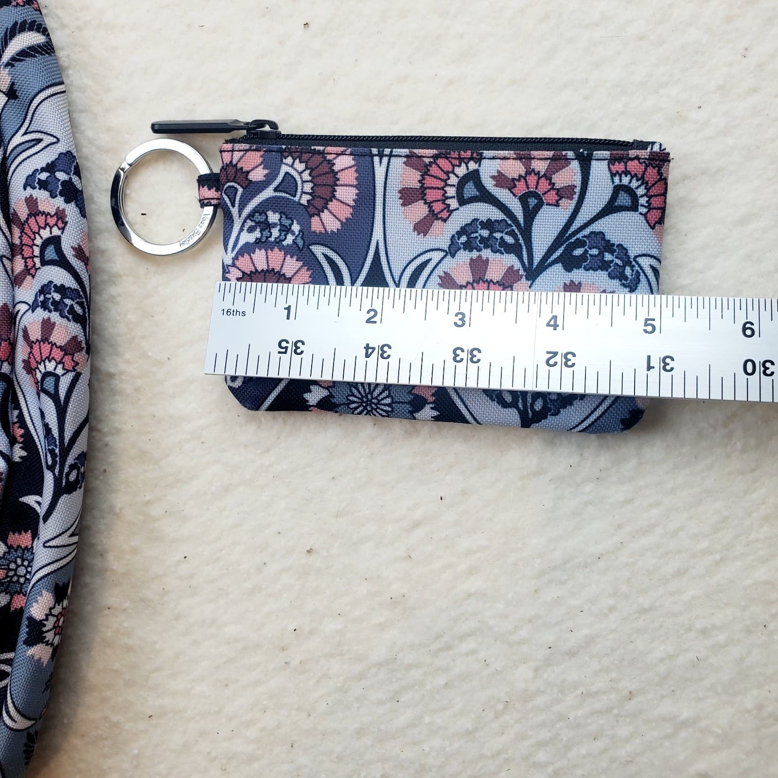 Vera Bradley Lighten Up Essential Compact Sling Purse Ornate Bloom & Zip ID Case - Thumbnail 10