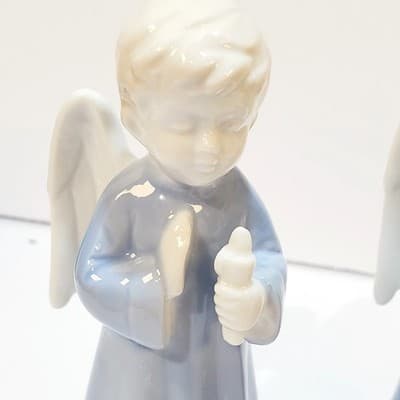Set Of 3 Vintage Roman Angel Children Choir Figurines Porcelain Christmas - Thumbnail 2