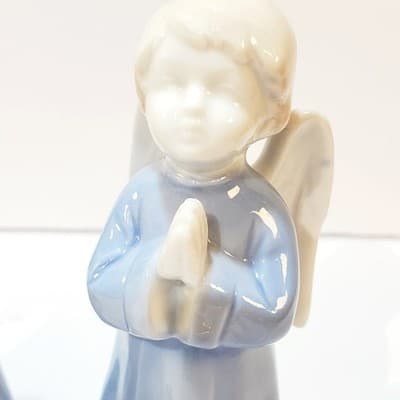 Set Of 3 Vintage Roman Angel Children Choir Figurines Porcelain Christmas - Thumbnail 4