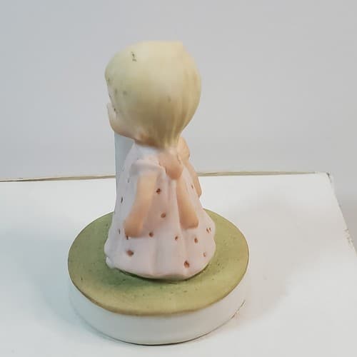 Vintage 1982 Lefton 1st Birthday Baby Girl Figurine Cake Topper Christopher - Thumbnail 4