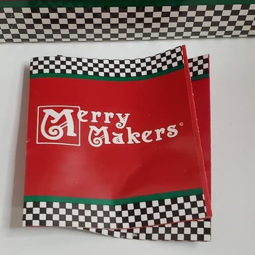 Vtg 90's Dept 56 Christmas Merry Makers Solomon the Sledder 9356-4 Figurine Box - Thumbnail 6