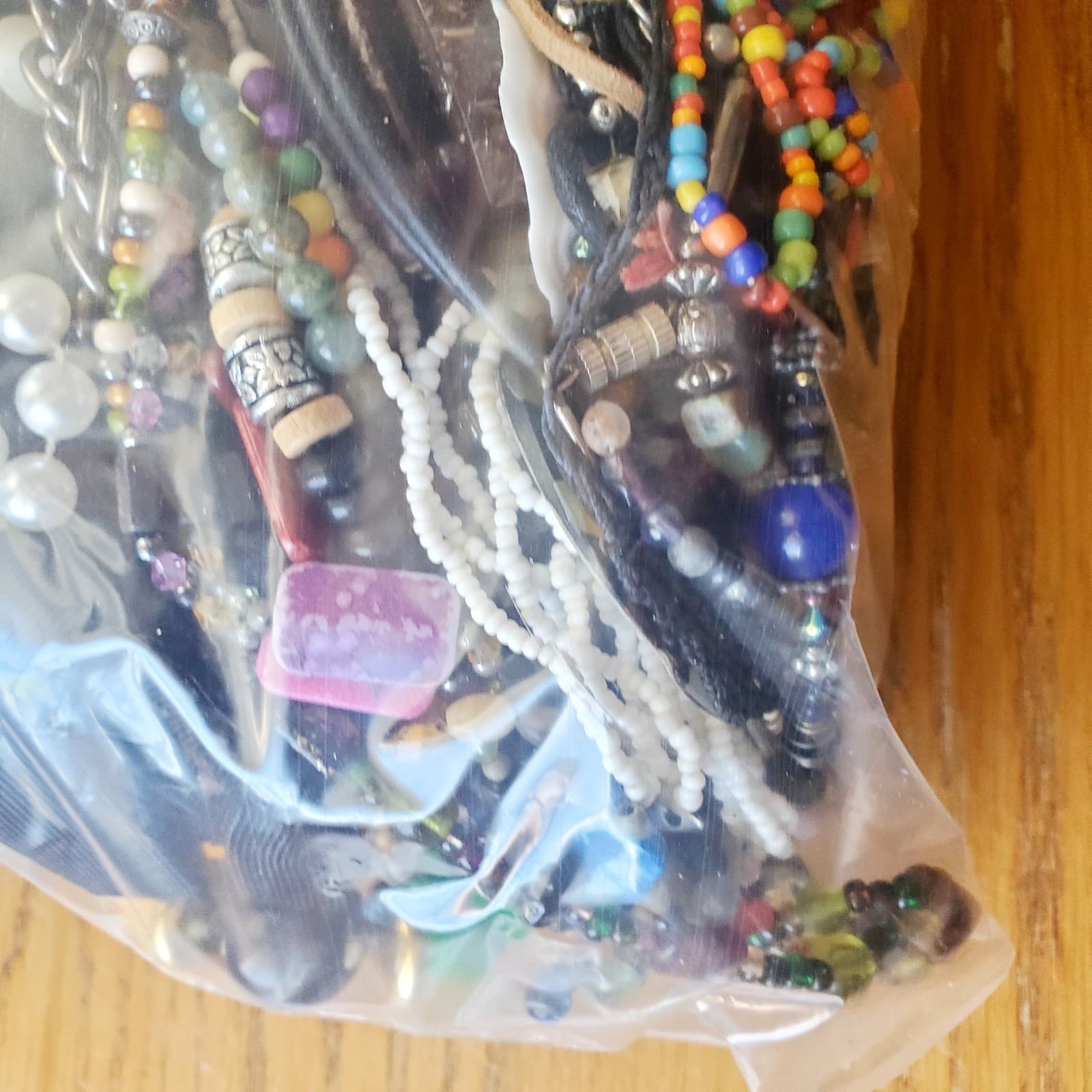 6+ LB SCRAP JUNK Jewelry Lot #704 Craft Harvest Repurpose Salvage Broken Vtg Now - Thumbnail 9