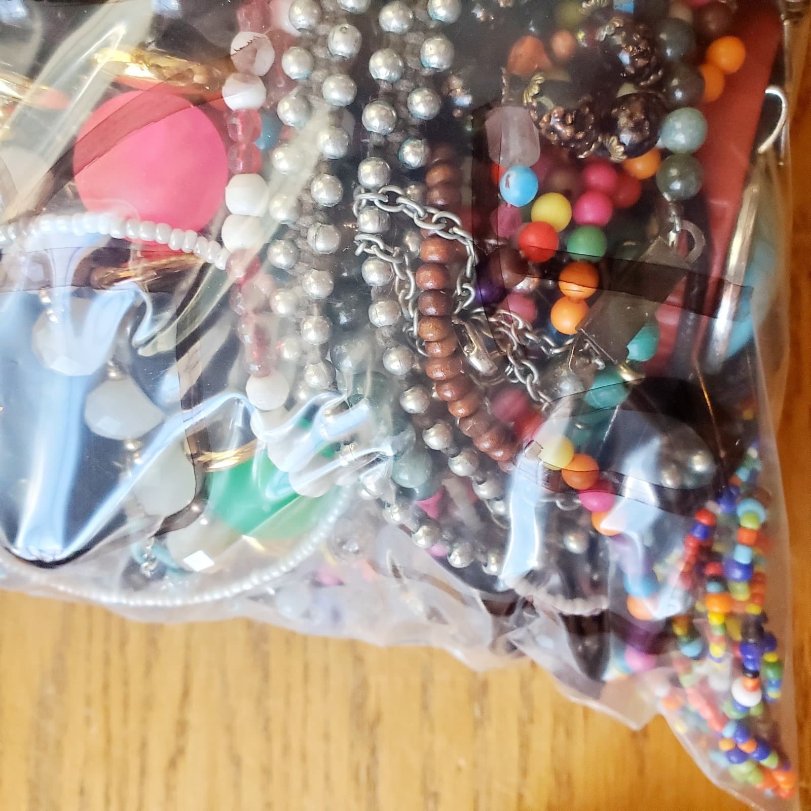 6+ LB SCRAP JUNK Jewelry Lot #704 Craft Harvest Repurpose Salvage Broken Vtg Now - Thumbnail 7