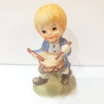 Vintage 1974 Albert E Price Drummer Boy Patriot Figurine Figure Japan