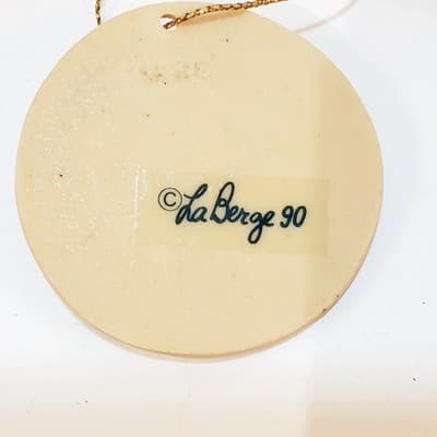 Vintage Lot of 3 LaBerge 90' s Limited Edition Christmas Ornaments , Friends - Thumbnail 6
