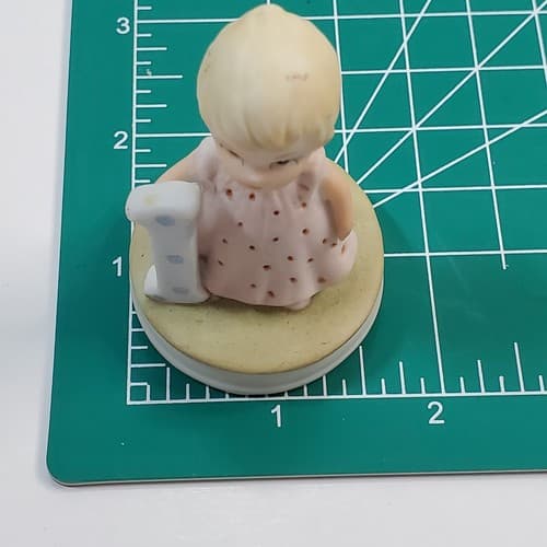 Vintage 1982 Lefton 1st Birthday Baby Girl Figurine Cake Topper Christopher - Thumbnail 6