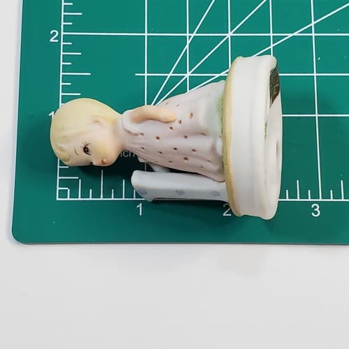 Vintage 1982 Lefton 1st Birthday Baby Girl Figurine Cake Topper Christopher - Thumbnail 7