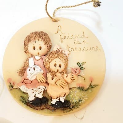 Vintage Lot of 3 LaBerge 90' s Limited Edition Christmas Ornaments , Friends - Thumbnail 3