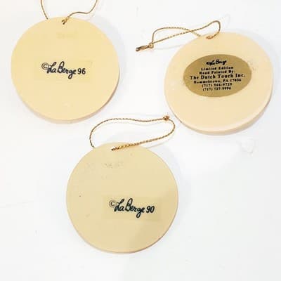 Vintage Lot of 3 LaBerge 90' s Limited Edition Christmas Ornaments , Friends - Thumbnail 5