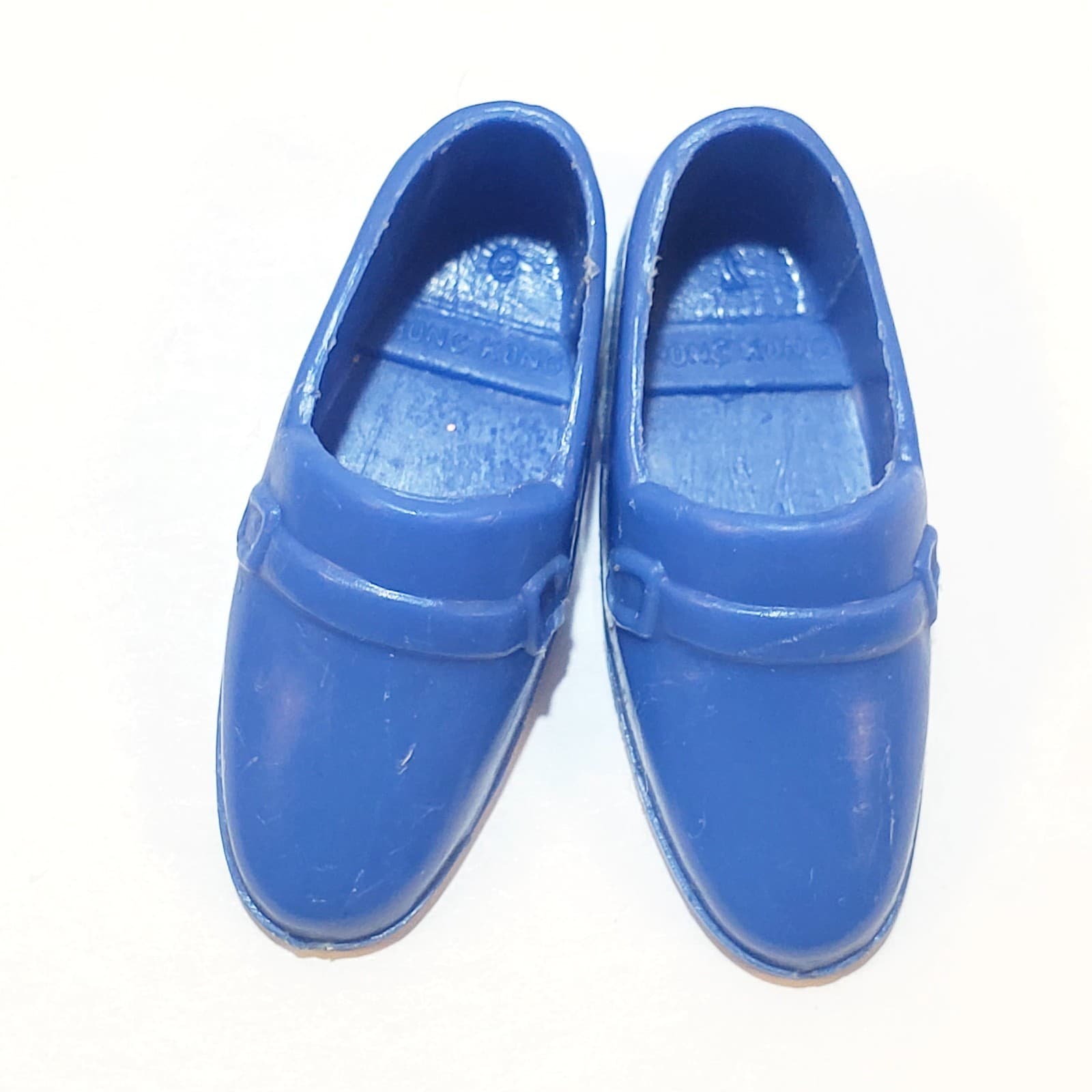 Vintage Barbie Ken & Others Boy Doll Shoe Lot 1990's 4 Pairs Blue Black Beige - Thumbnail 4