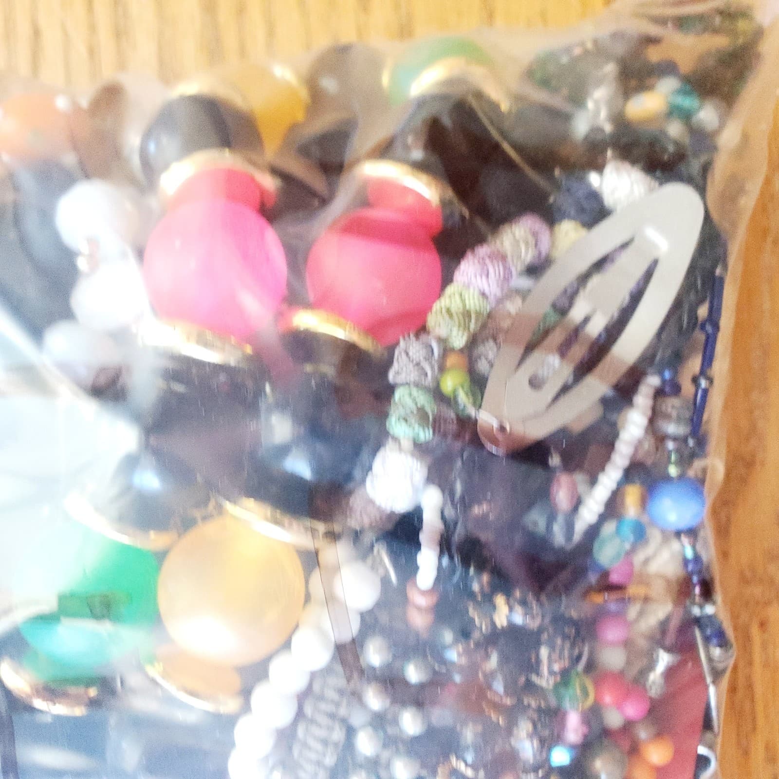 6+ LB SCRAP JUNK Jewelry Lot #704 Craft Harvest Repurpose Salvage Broken Vtg Now - Thumbnail 6
