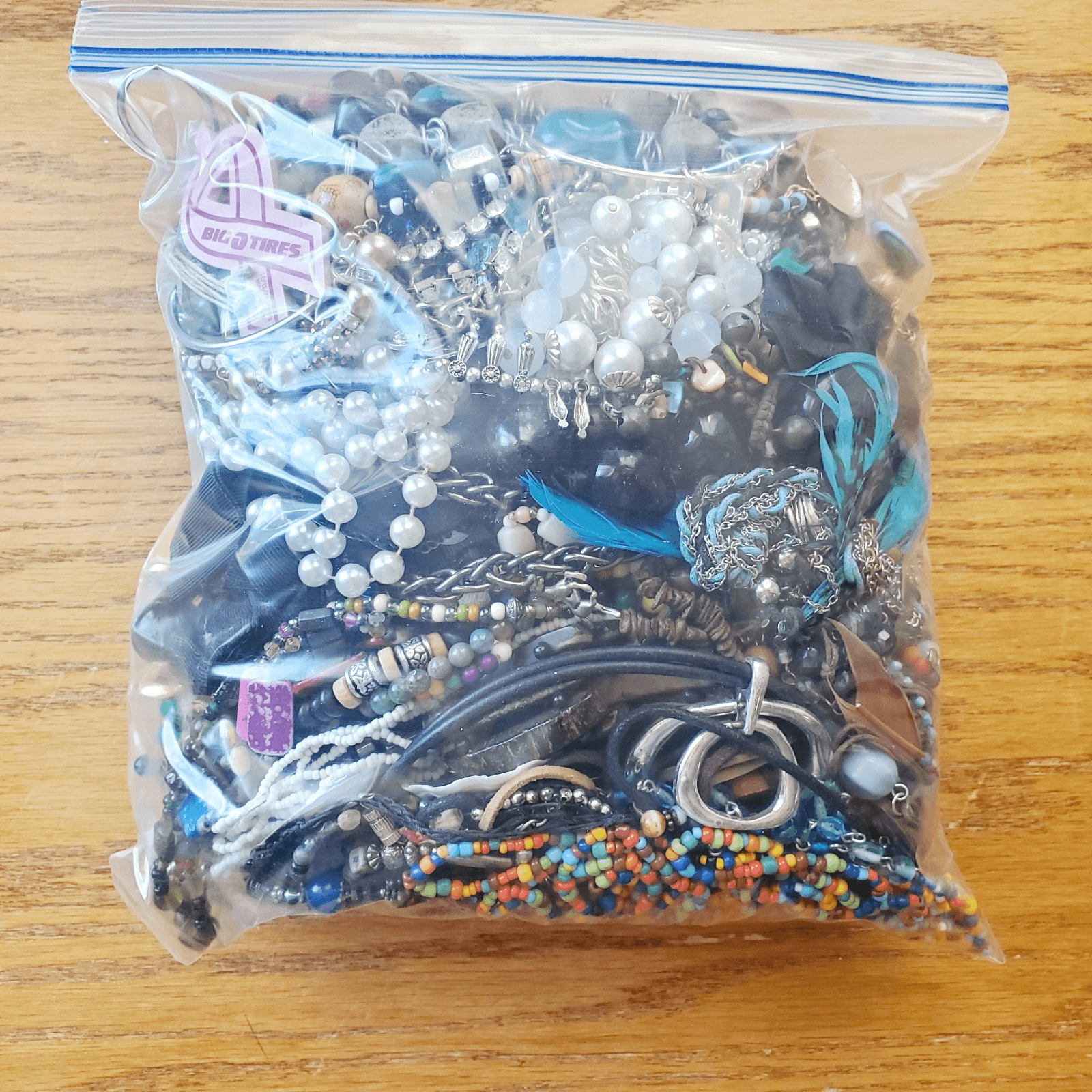 6+ LB SCRAP JUNK Jewelry Lot #704 Craft Harvest Repurpose Salvage Broken Vtg Now - Thumbnail 8