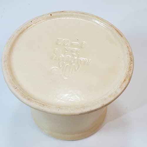 Vintage Pfaltzgraff Village Pattern Sugar Bowl Container Beige Brown NO LID - Thumbnail 4