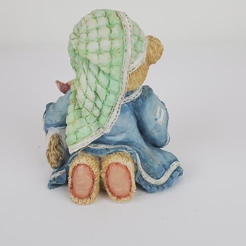 Vtg 1992 Cherished Teddies Edward My Gift Is Caring Resin Bear Figurine Nativity - Thumbnail 3