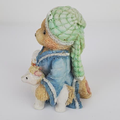 Vtg 1992 Cherished Teddies Edward My Gift Is Caring Resin Bear Figurine Nativity - Thumbnail 2