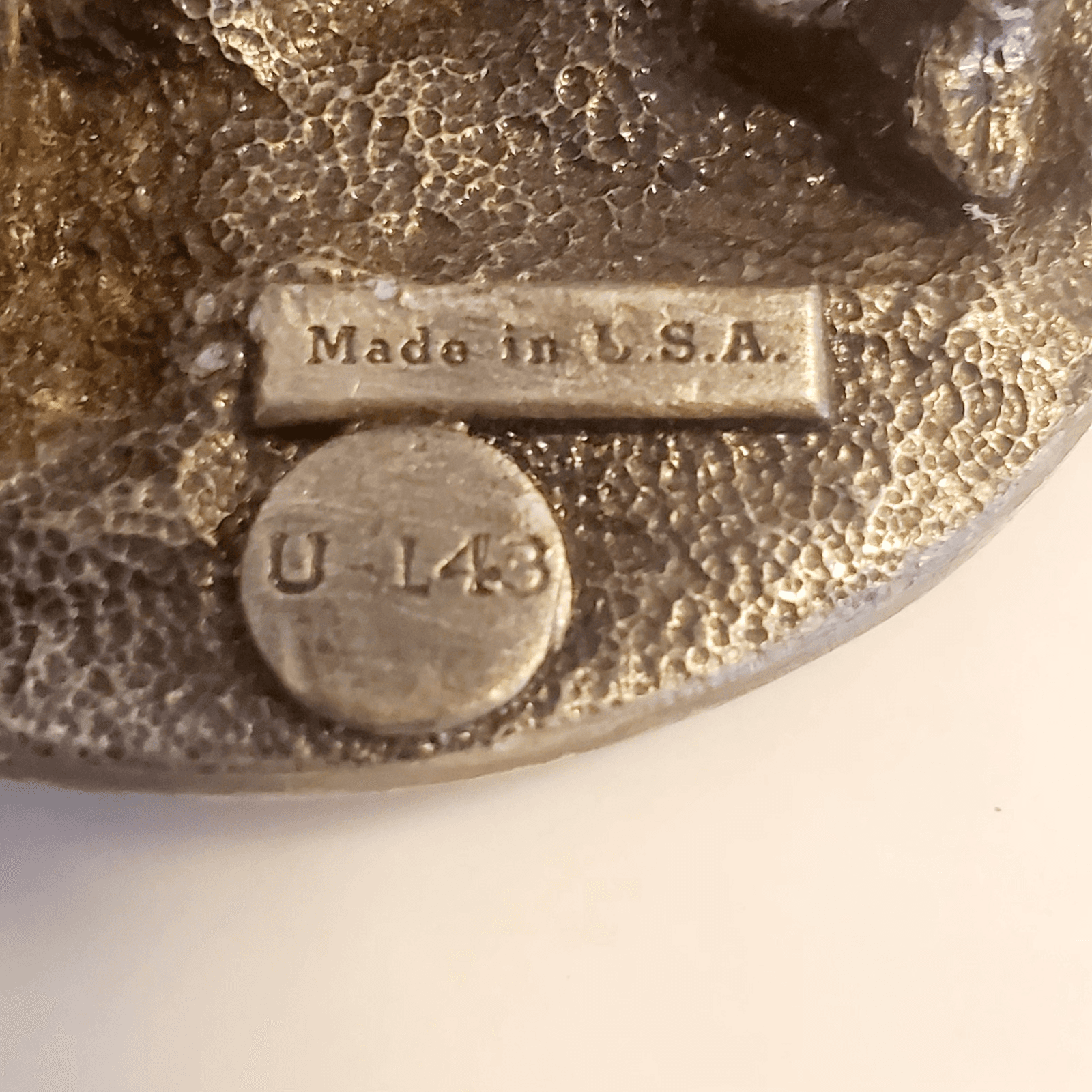 Vintage 1984 Bergamot Brass Works Car Scene Belt Buckle U L43 Made In USA - Thumbnail 5