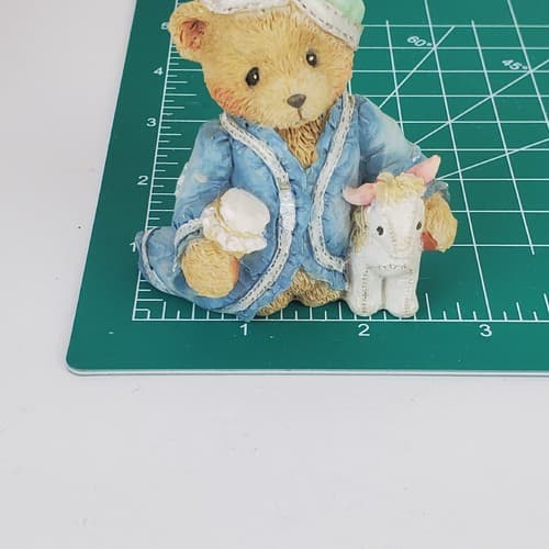 Vtg 1992 Cherished Teddies Edward My Gift Is Caring Resin Bear Figurine Nativity - Thumbnail 6