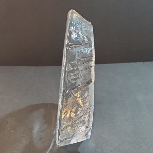 Nybro Crystal Trout Fish Sculpture Paperweight Handmade in Sweden 5.75 x 6.75 - Thumbnail 3