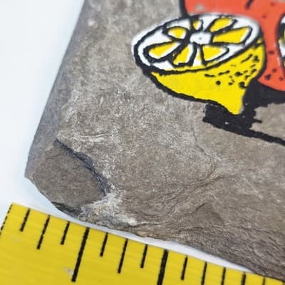 Vtg New Orleans Roofing Slate Wall Decor Dixie Beer Tabasco Shrimp Hand Painted - Thumbnail 8