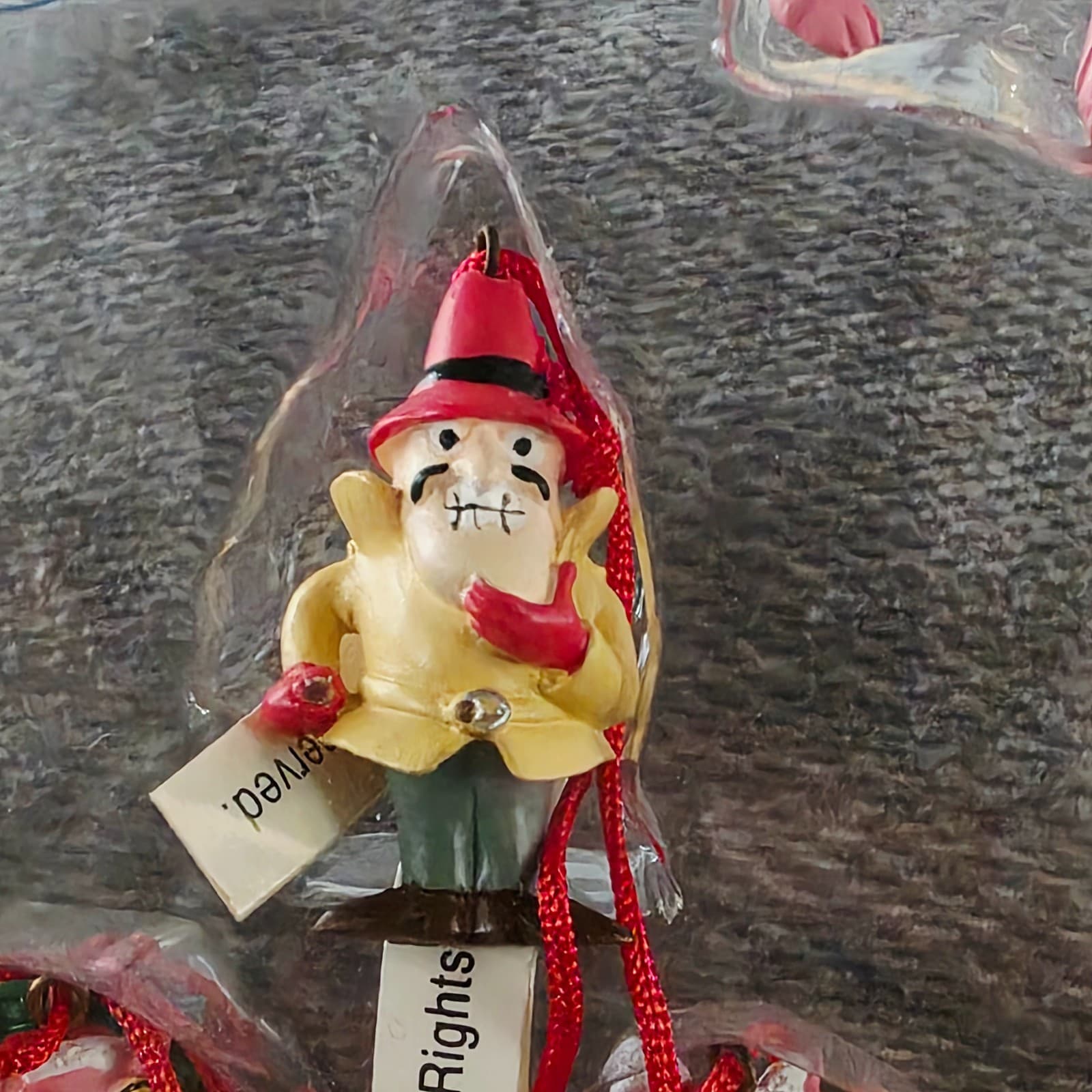 Vintage 2004 Pink Panther Miniature Christmas Tree Ornaments 5 Pack Box Set - Thumbnail 5