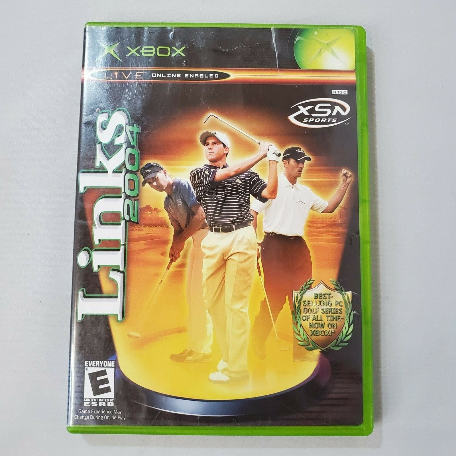 Xbox Links 2004 Golf Video Game Complete with Manual XSN Sports