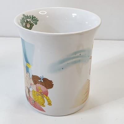Vintage 1984 Cabbage Patch Kids Ballerina Dance Coffee Tea Cup Mug O.A.A. Inc - Thumbnail 3