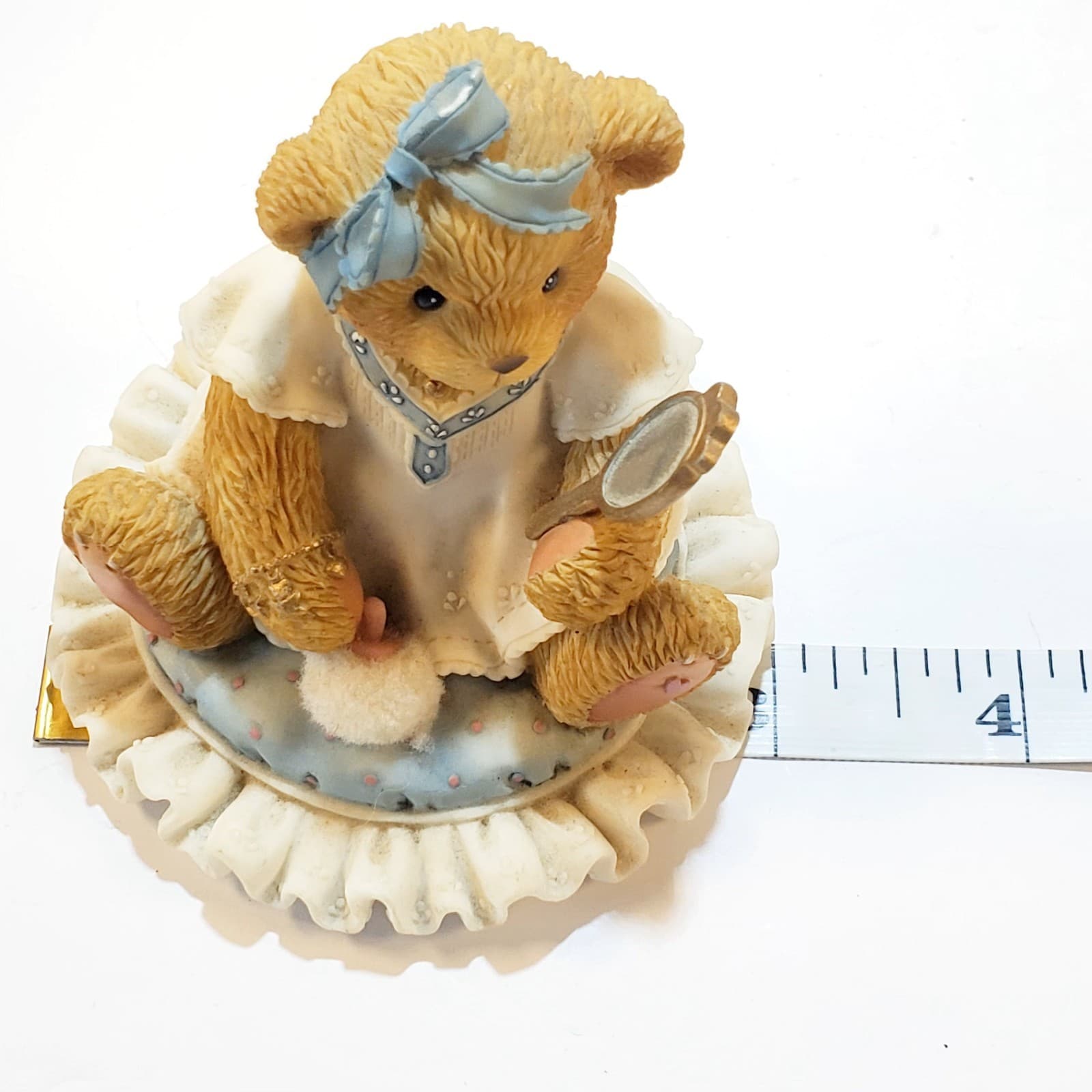 Vtg 2000 Cherished Teddies Monica Mondays Child Is Fair of Face Figurine - Thumbnail 8