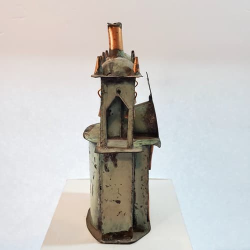 Artisan Crafted Ayacucho Peru Copper & Bronze Church Bells Spires Patina - Thumbnail 2