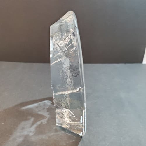 Nybro Crystal Trout Fish Sculpture Paperweight Handmade in Sweden 5.75 x 6.75 - Thumbnail 5