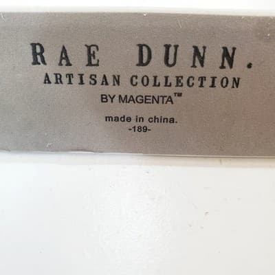 Rae Dunn Artisan Collection BUSY BEE Office Sign Desk Plaque Decor Ceramic - Thumbnail 3