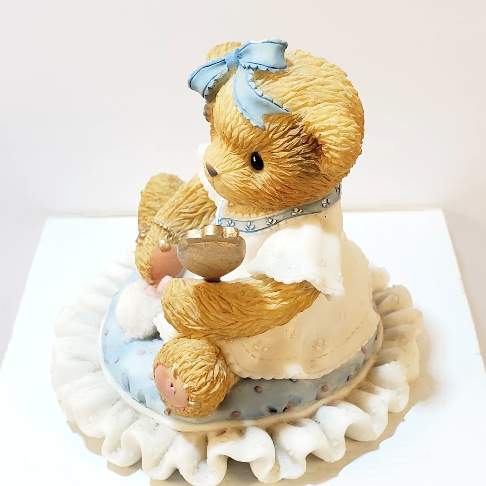 Vtg 2000 Cherished Teddies Monica Mondays Child Is Fair of Face Figurine - Thumbnail 4