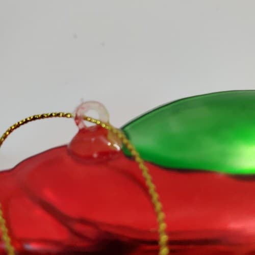 Futuristic Red Race Car Plastic Acrylic Christmas Tree Ornament - Thumbnail 3