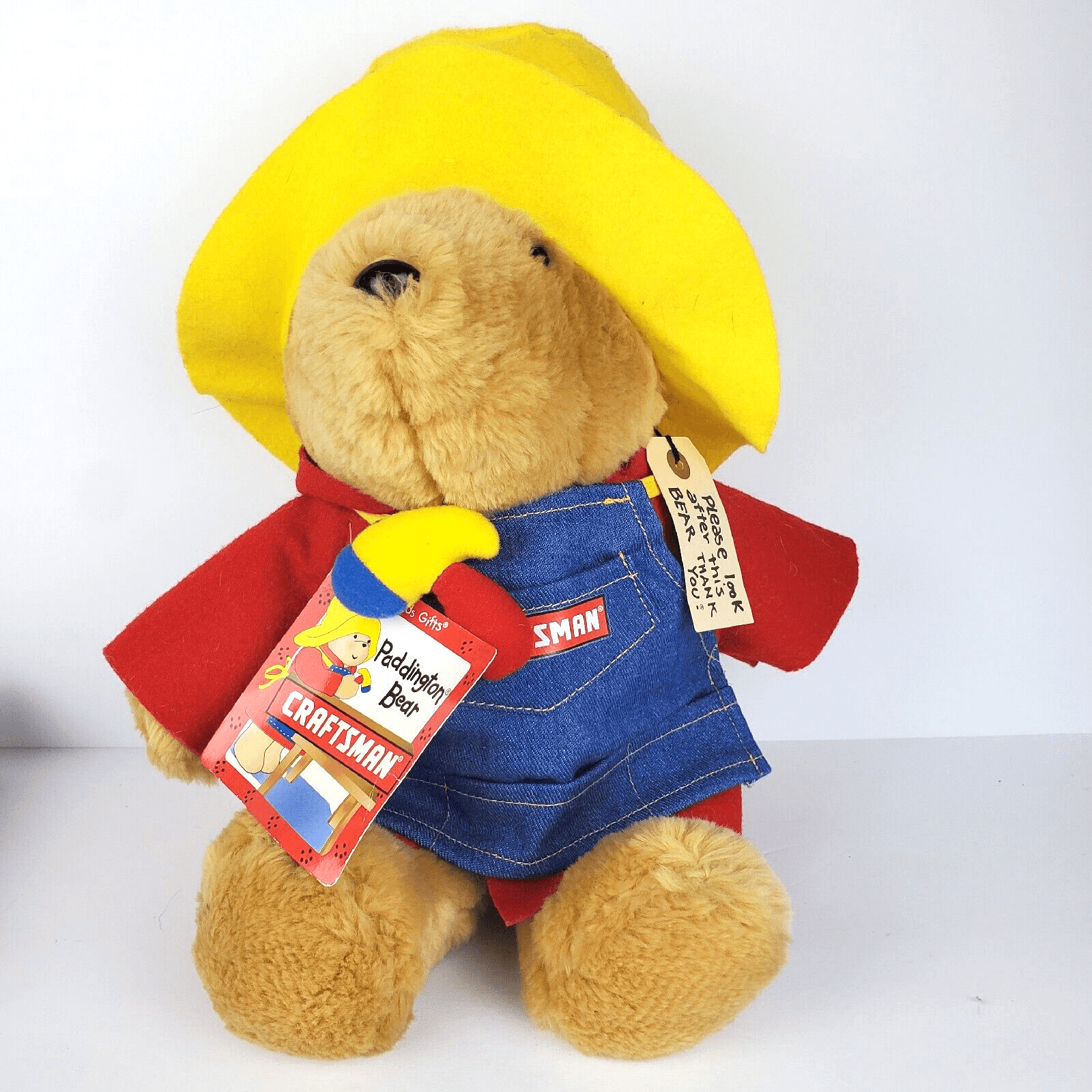 Sears Kids Gifts Craftsman Paddington Bear Plush 14" Tall Stuffed Animal
