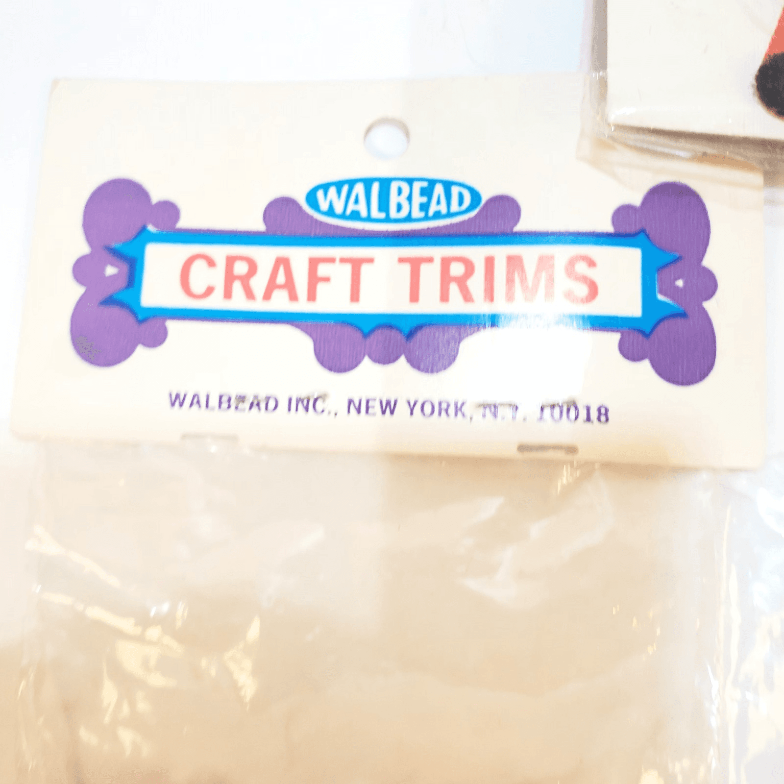Vintage Lot of 3 pkgs Walbead & Merry Time Trims Christmas Santa Decorations - Thumbnail 7